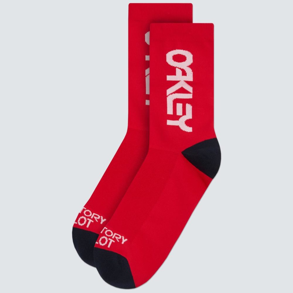 OAKLEY - SOCKS - FACTORY PILOT - RED LINE