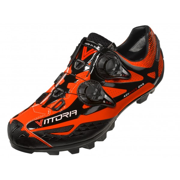 VITTORIA MTB SHOES IKON COMP ORANGE BLACK Yas Mena Cycles