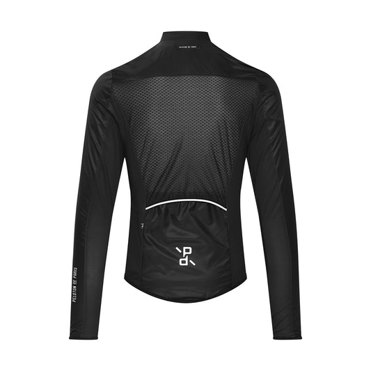PELOTON DE PARIS - PACKABLE JACKET - WIND - BLACK