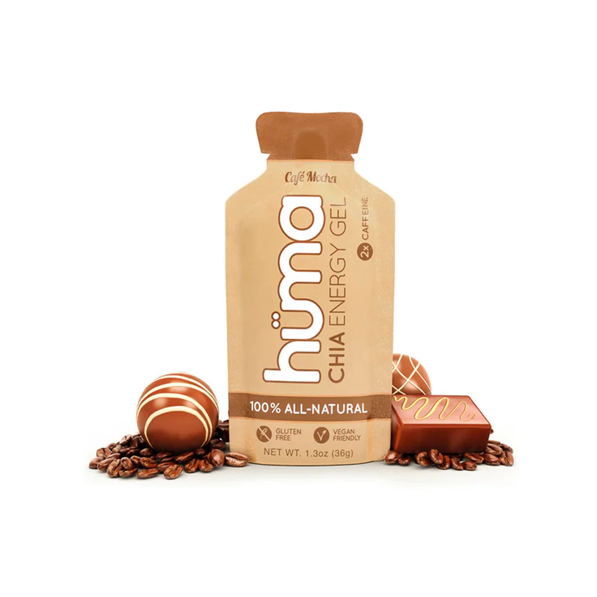 Huma Energy Gels Original Cafe Mocha 2xcaffeine