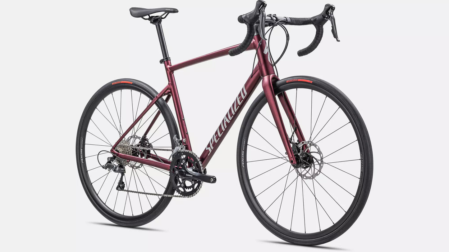 SPECIALIZED - BIKE - E5 ALLEZ - SHIMANO CLARIS 8 -SPEED - MAROON RED - SIZE 54