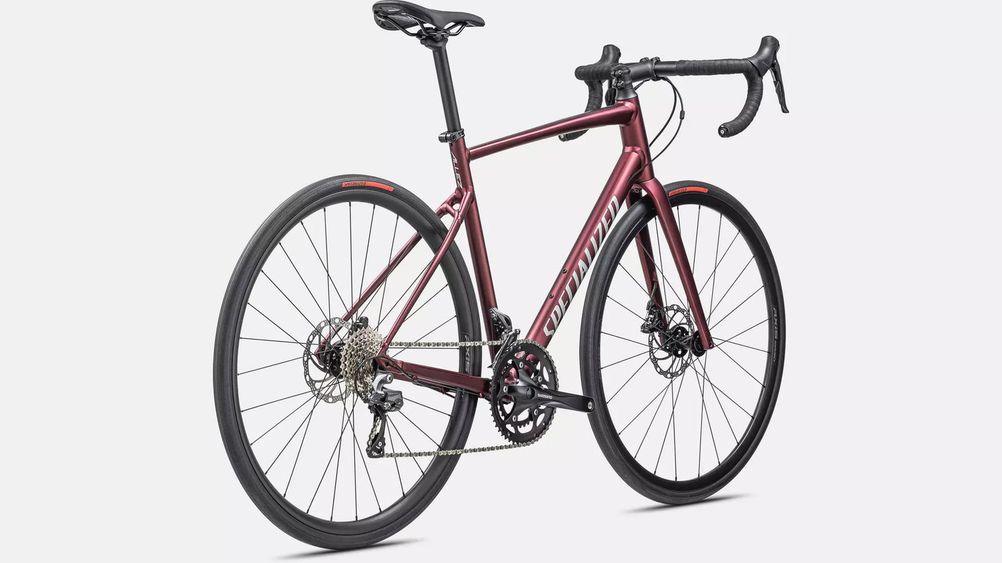 SPECIALIZED - BIKE - E5 ALLEZ - SHIMANO CLARIS 8 -SPEED - MAROON RED - SIZE 54