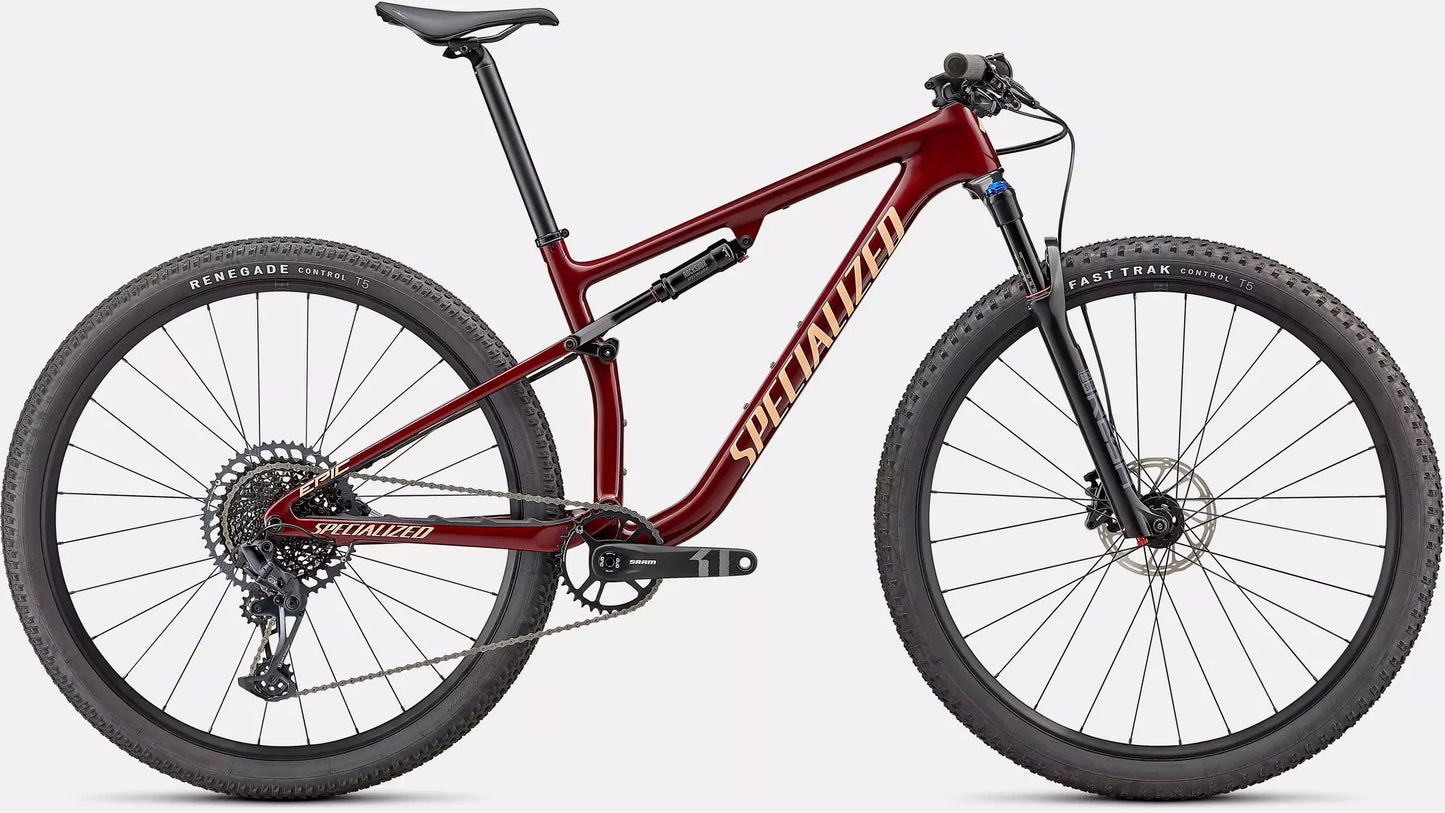 SPECIALIZED - MTB - EPIC COMP - SIZE M - MAROON / ICE PAPAYA