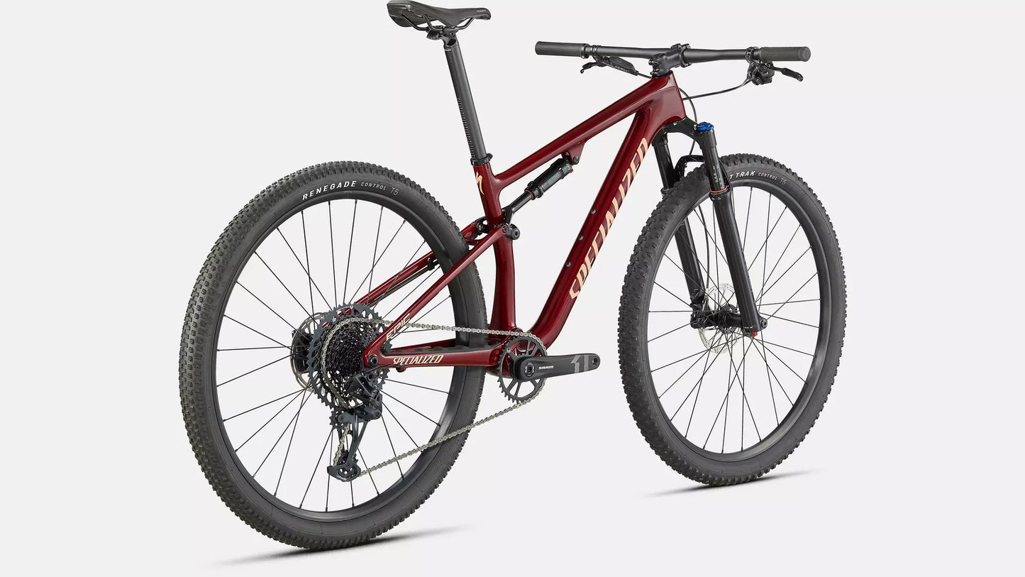 SPECIALIZED - MTB - EPIC COMP - SIZE M - MAROON / ICE PAPAYA