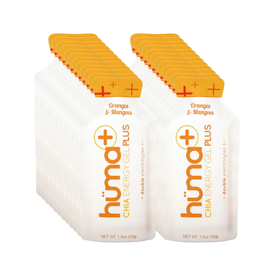 Huma Chia Energy Gel Plus - Orange & Mango - 42g Double Electrolytes