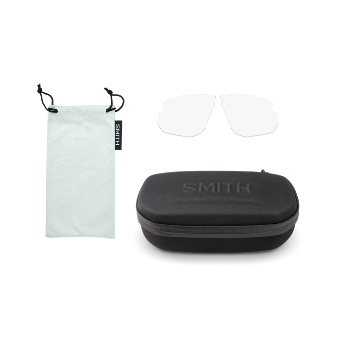 SMITH - SUN GLASSES - MOTIVE - MATT BLACK - CHROMOPOP BLACK + CLEAR LENS