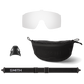 SMITH - SUN GLASSES - PURSUIT - MATT BLACK - CHROMOPOP MATT BLACK + CLEAR LENS