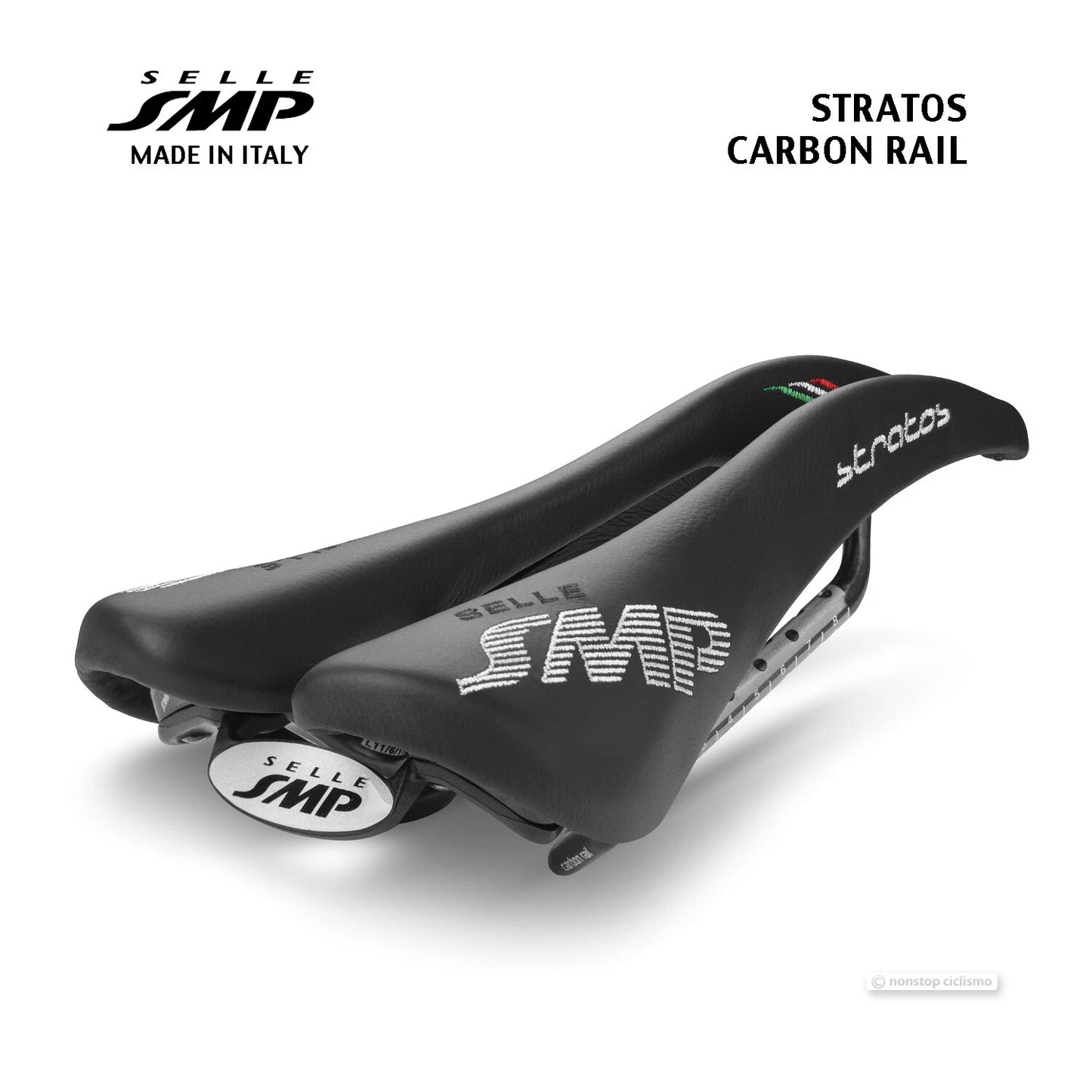 Selle SMP STRATOS CARBON Saddle : BLACK - MADE IN iTALY!
