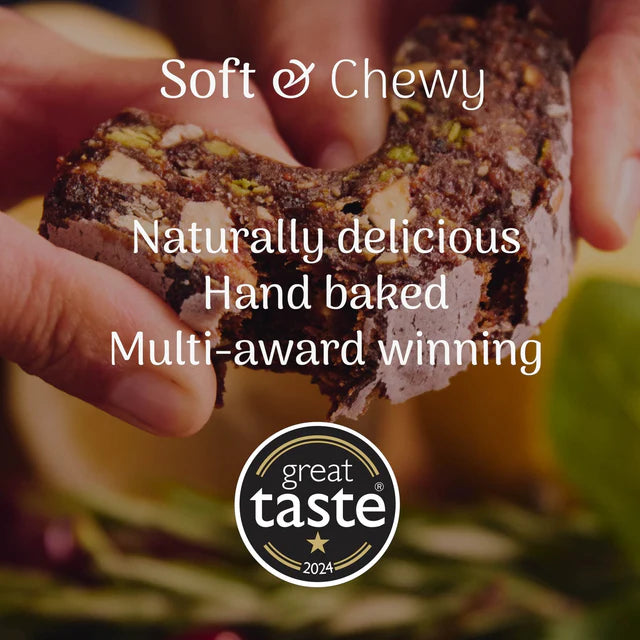 VELOFORTE Di Bosco Natural Energy Bar Red Berries & Pistachios | 36g Carbs + 5g Protein